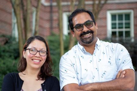 PhD Candidate Ale Villegas and Advisor Dr. Vasant Muralidharan