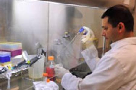 researcher in laboratory